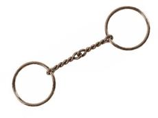 Ring Snaffle Bit \"Twisted Wire\" #207A