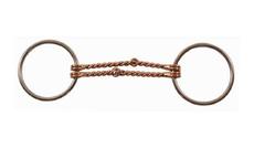 Ring Snaffle Bit \"Double Twisted Wire\" #62R
