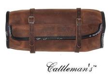 Cattleman´s Runde Satteltasche \"Leather\"