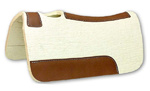 \"Mustang\" Blue Horse Woll-Filz-Pad (Pony)