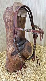 \"Buckaroo Braiding\" Futurity-Kopfstück mit Rohhaut