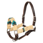 Lederhalfter \"Navajo II\" (mit Mohair-Wolle)