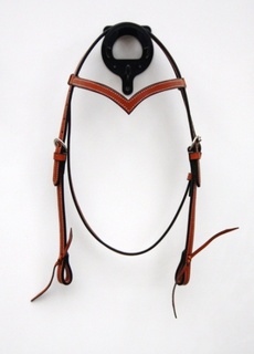 Westernzaum \"Eco\" (V-Stirnband)