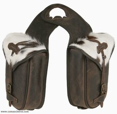 \"Comancheros\" Doppelte Horn-Satteltasche #C02