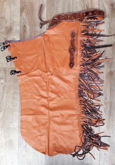 Cutting-Chaps aus Glattleder