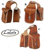 \"Lakota\" Doppelte Hornsatteltaschen