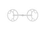 Metalab \"Lifter\" Ring Snaffle-Bit #723A