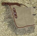 GVR Wildleder-Chinks mit Lederbesatz II (beige)