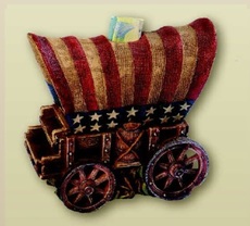 Spardose \"USA Wagon\"