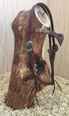 \"Buckaroo Braiding\" Westernzaum mit V-Stirnband