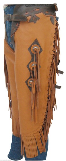 \"Comancheros\" Glattleder-Chinks (cognac)