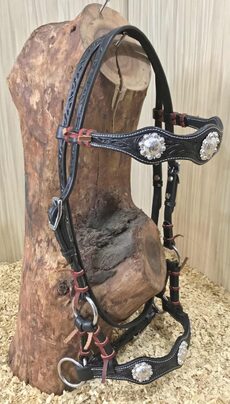 GVR Sidepull \"Silver Conchos\"