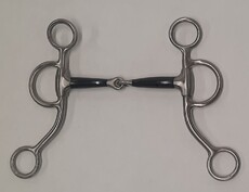 Snaffle-Bit mit kurzen Shanks (OHNE Kupfer)